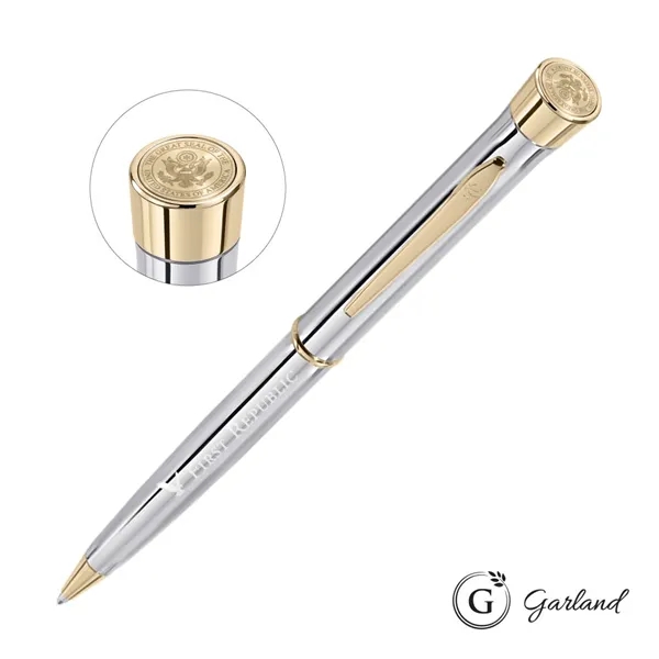 Garland® Signature Custom Emblem Twist Pen - Chrome - Garland® Signature Custom Emblem Twist Pen - Chrome - Image 4 of 4