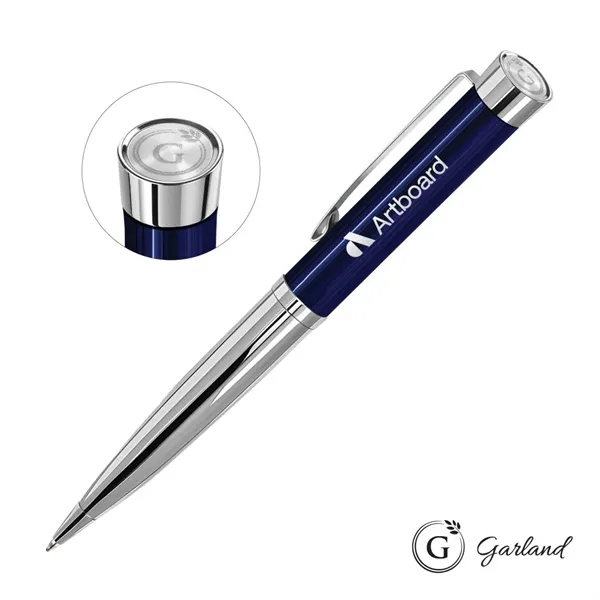 Garland® Executive Emblem Monogram Twist Pen - Chrome - Garland® Executive Emblem Monogram Twist Pen - Chrome - Image 6 of 7