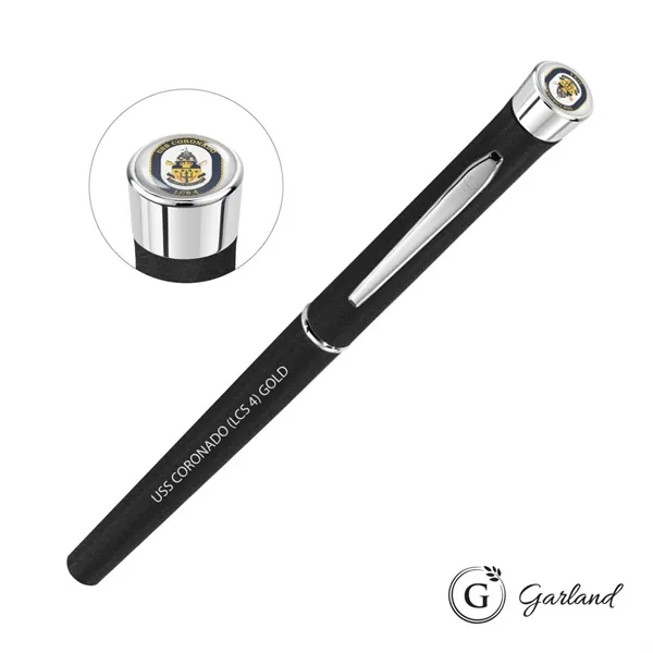 Garland® Tactical Custom Textured Rollerball Pen - Chrome - Garland® Tactical Custom Textured Rollerball Pen - Chrome - Image 0 of 6