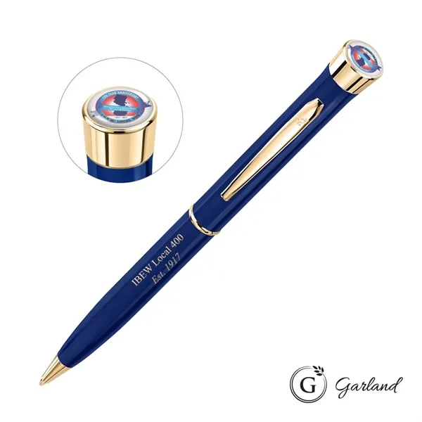 Garland® Color Custom Twist Ballpoint Pen - Gold Accent - Garland® Color Custom Twist Ballpoint Pen - Gold Accent - Image 3 of 10