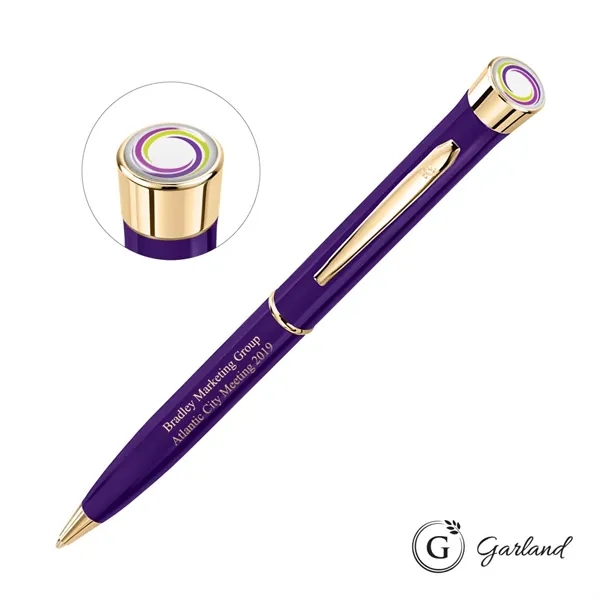 Garland® Color Custom Twist Ballpoint Pen - Gold Accent - Garland® Color Custom Twist Ballpoint Pen - Gold Accent - Image 9 of 10