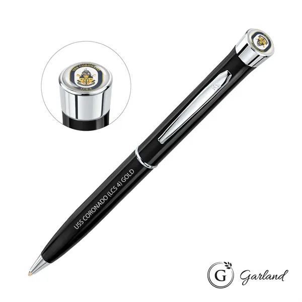 Garland® Color Custom Twist Ballpoint Pen - Chrome Accent - Garland® Color Custom Twist Ballpoint Pen - Chrome Accent - Image 0 of 12