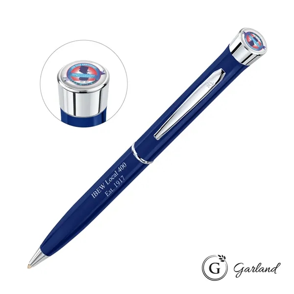 Garland® Color Custom Twist Ballpoint Pen - Chrome Accent - Garland® Color Custom Twist Ballpoint Pen - Chrome Accent - Image 3 of 12