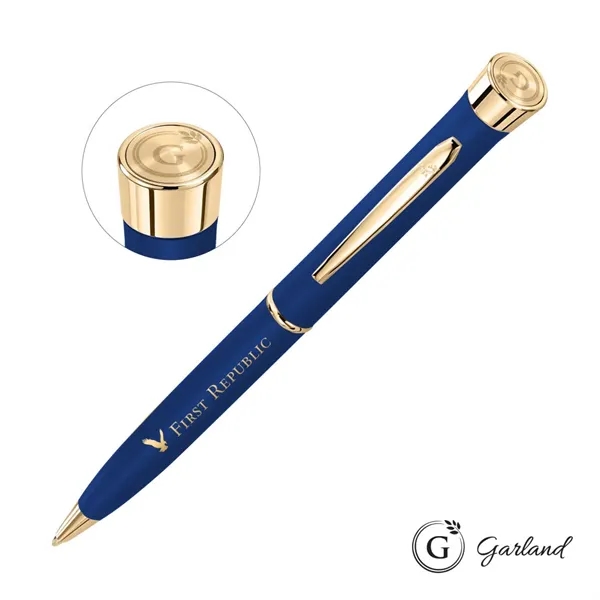 Garland® Color Matte Emblem Twist Ballpoint Pen - Gold - Garland® Color Matte Emblem Twist Ballpoint Pen - Gold - Image 3 of 14