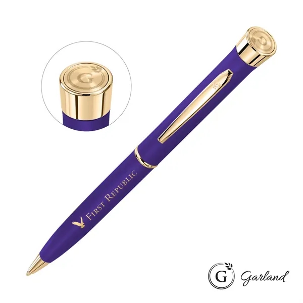Garland® Color Matte Emblem Twist Ballpoint Pen - Gold - Garland® Color Matte Emblem Twist Ballpoint Pen - Gold - Image 9 of 14