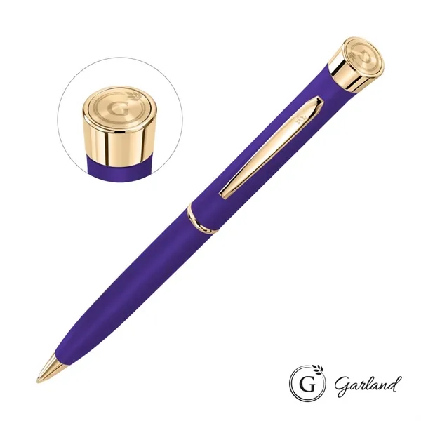 Garland® Color Matte Emblem Twist Ballpoint Pen - Gold - Garland® Color Matte Emblem Twist Ballpoint Pen - Gold - Image 10 of 14