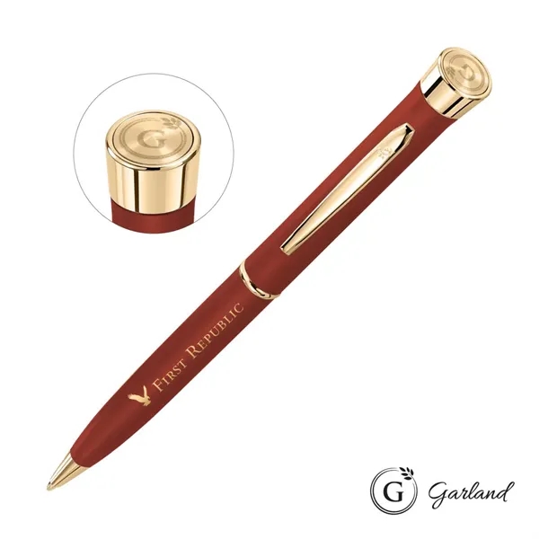 Garland® Color Matte Emblem Twist Ballpoint Pen - Gold - Garland® Color Matte Emblem Twist Ballpoint Pen - Gold - Image 13 of 14