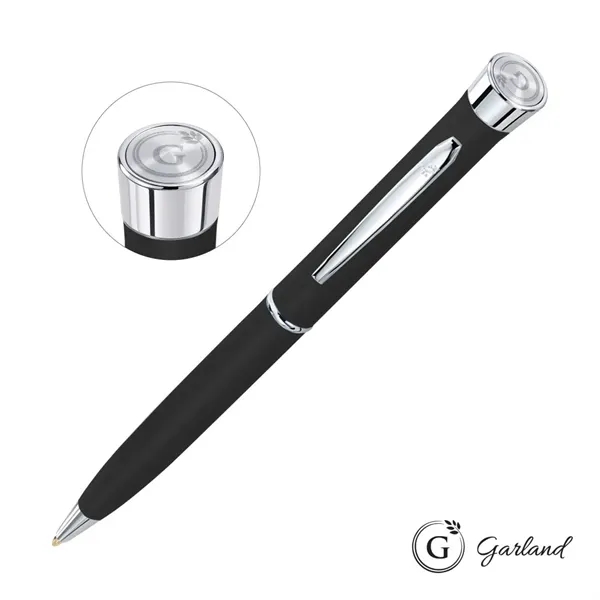 Garland® Color Matte Emblem Twist Ballpoint Pen - Chrome - Garland® Color Matte Emblem Twist Ballpoint Pen - Chrome - Image 2 of 14