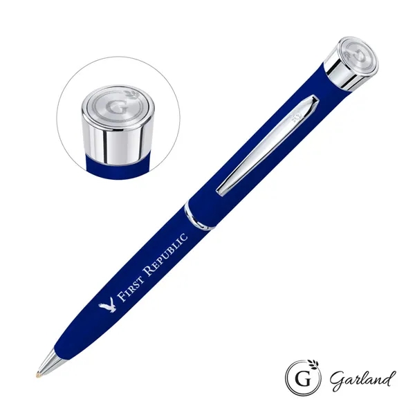 Garland® Color Matte Emblem Twist Ballpoint Pen - Chrome - Garland® Color Matte Emblem Twist Ballpoint Pen - Chrome - Image 3 of 14