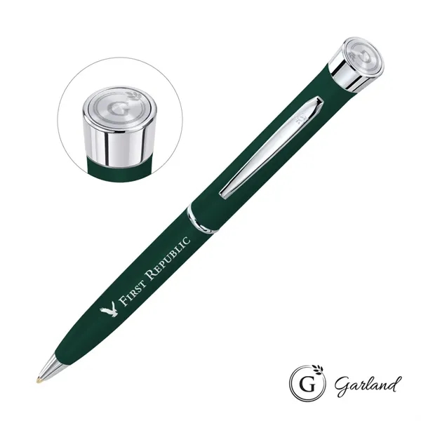Garland® Color Matte Emblem Twist Ballpoint Pen - Chrome - Garland® Color Matte Emblem Twist Ballpoint Pen - Chrome - Image 5 of 14