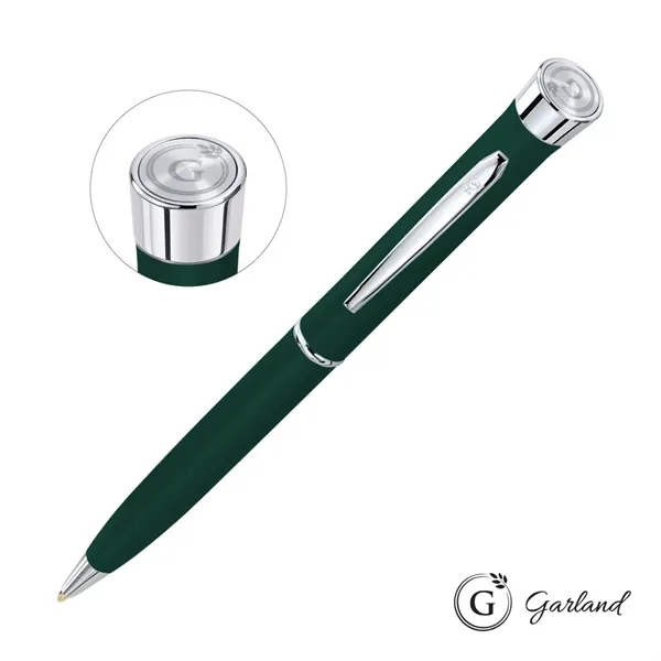 Garland® Color Matte Emblem Twist Ballpoint Pen - Chrome - Garland® Color Matte Emblem Twist Ballpoint Pen - Chrome - Image 6 of 14