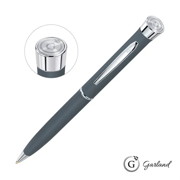 Garland® Color Matte Emblem Twist Ballpoint Pen - Chrome - Garland® Color Matte Emblem Twist Ballpoint Pen - Chrome - Image 8 of 14