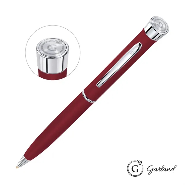 Garland® Color Matte Emblem Twist Ballpoint Pen - Chrome - Garland® Color Matte Emblem Twist Ballpoint Pen - Chrome - Image 14 of 14