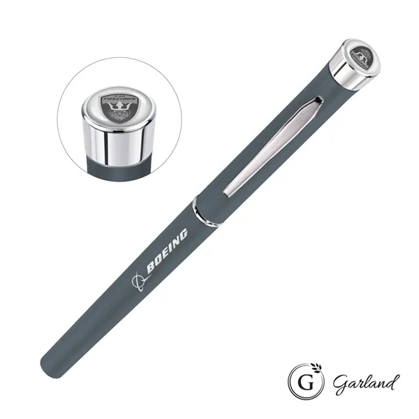Garland® Color Matte Custom Rollerball Pen - Chrome - Garland® Color Matte Custom Rollerball Pen - Chrome - Image 7 of 14