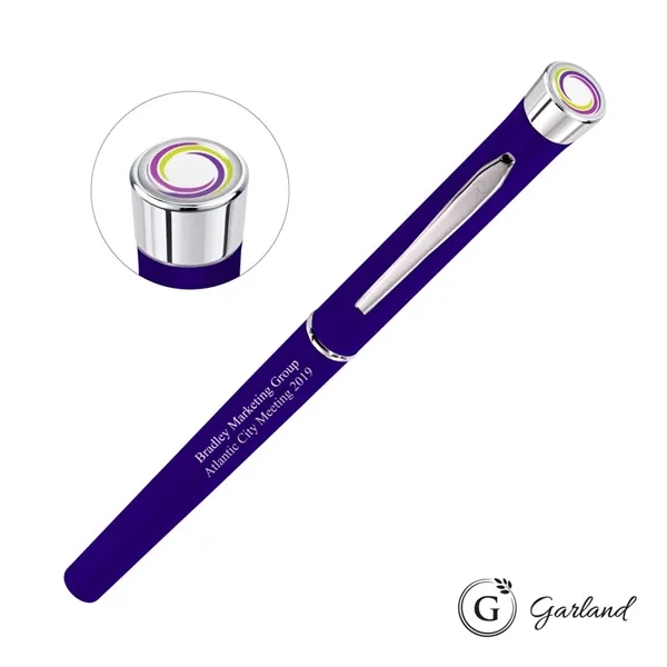 Garland® Color Matte Custom Rollerball Pen - Chrome - Garland® Color Matte Custom Rollerball Pen - Chrome - Image 9 of 14
