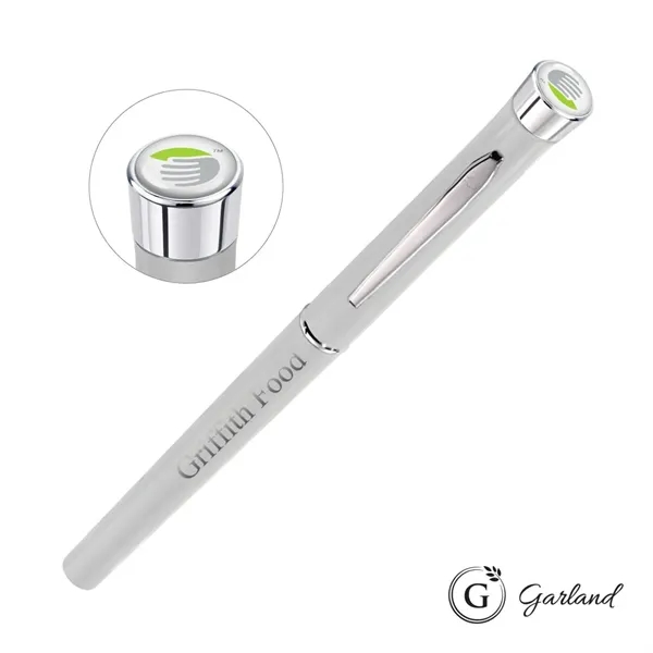 Garland® Color Matte Custom Rollerball Pen - Chrome - Garland® Color Matte Custom Rollerball Pen - Chrome - Image 11 of 14
