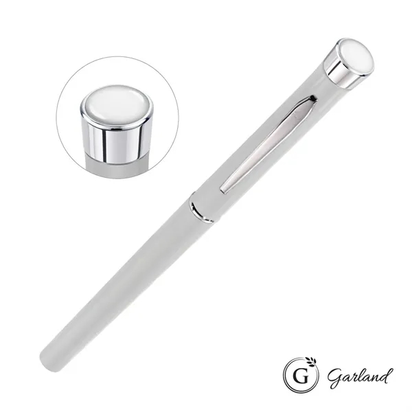 Garland® Color Matte Custom Rollerball Pen - Chrome - Garland® Color Matte Custom Rollerball Pen - Chrome - Image 12 of 14
