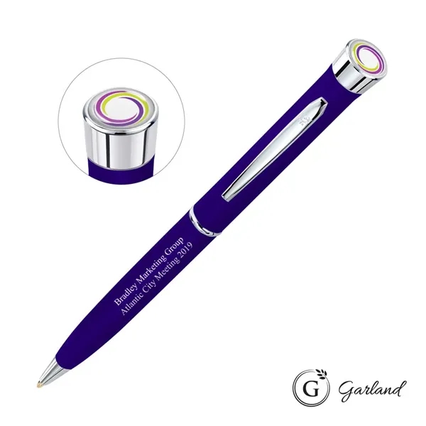 Garland® Color Matte Custom Twist Pen - Chrome - Garland® Color Matte Custom Twist Pen - Chrome - Image 9 of 14