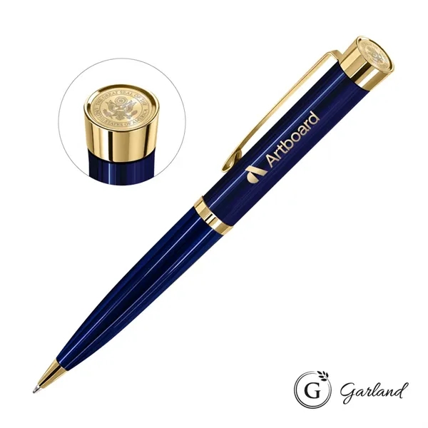 Garland® Executive Color Custom Emblem Ballpoint Pen - Gold - Garland® Executive Color Custom Emblem Ballpoint Pen - Gold - Image 3 of 6