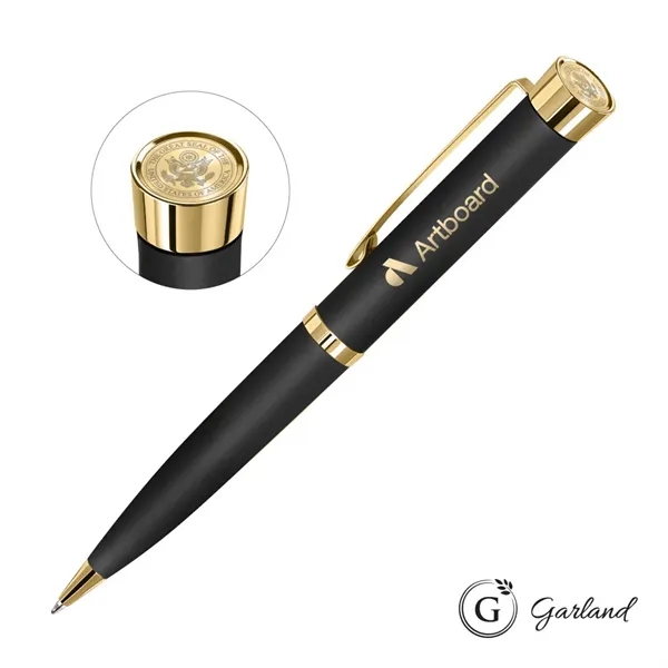 Garland® Executive Color Custom Emblem Ballpoint Pen - Gold - Garland® Executive Color Custom Emblem Ballpoint Pen - Gold - Image 5 of 6