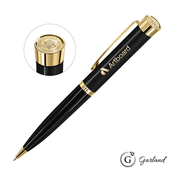 Garland® Executive Color Custom Emblem Ballpoint Pen - Gold - Garland® Executive Color Custom Emblem Ballpoint Pen - Gold - Image 0 of 6