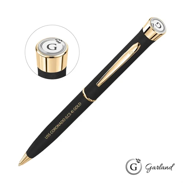 Garland® Tactical Textured Twist Ballpoint Pen - Gold Accent