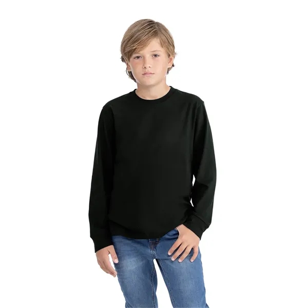 Custom Youth Cotton Long Sleeve Tee