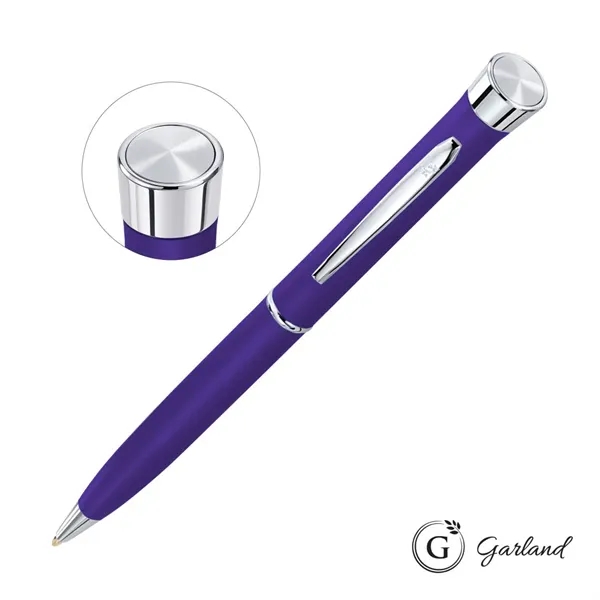 Garland® Color Matte Custom Emblem Twist Pen - Chrome - Garland® Color Matte Custom Emblem Twist Pen - Chrome - Image 10 of 14