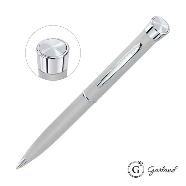 Garland® Color Matte Custom Emblem Twist Pen - Chrome - Garland® Color Matte Custom Emblem Twist Pen - Chrome - Image 12 of 14
