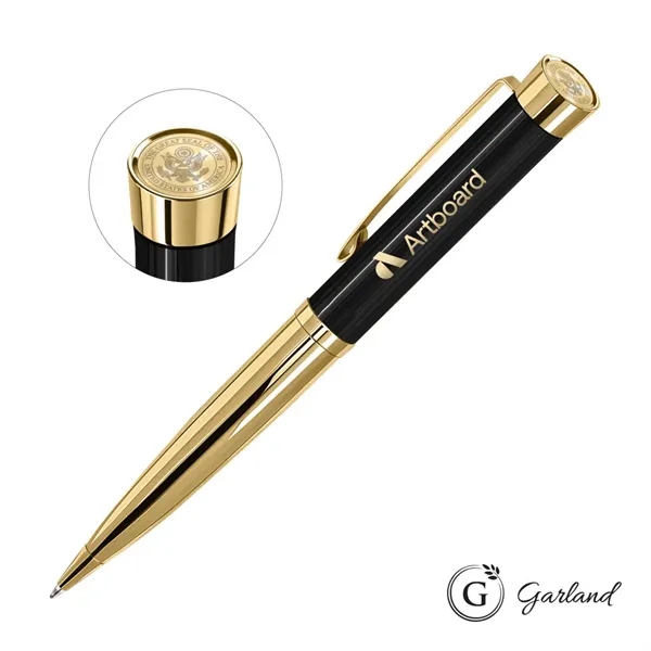 Garland® Executive Custom Emblem Monogram Twist Pen - Gold - Garland® Executive Custom Emblem Monogram Twist Pen - Gold - Image 0 of 7