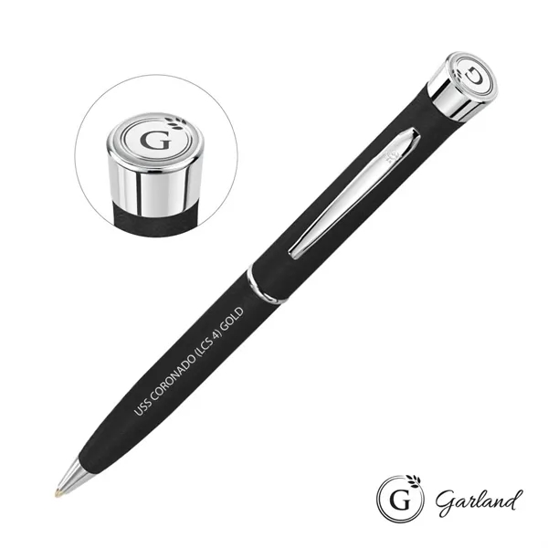 Custom Garland® Tactical Textured Twist Pen - Chrome