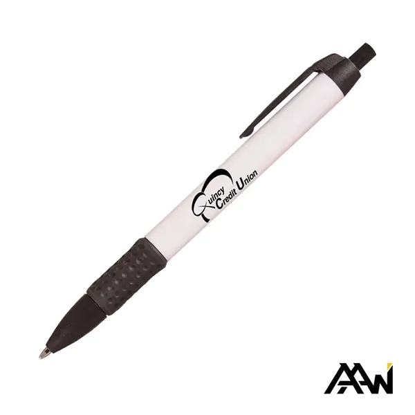 Widebody Grip Pen Glossy White Barrel - Matte - Widebody Grip Pen Glossy White Barrel - Matte - Image 0 of 15