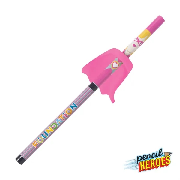 Pencil Heroes® Superhero Series Female w/Cape Pencil - Pencil Heroes® Superhero Series Female w/Cape Pencil - Image 0 of 5