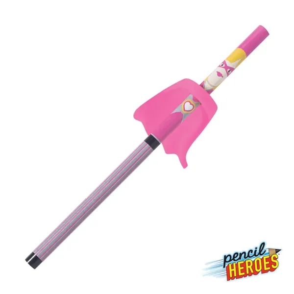 Pencil Heroes® Superhero Series Female w/Cape Pencil - Pencil Heroes® Superhero Series Female w/Cape Pencil - Image 1 of 5