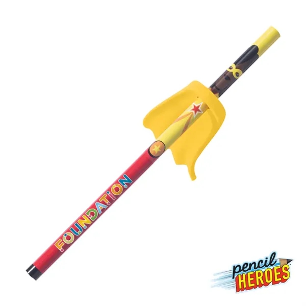 Pencil Heroes® Superhero Series Female w/Cape Pencil - Pencil Heroes® Superhero Series Female w/Cape Pencil - Image 4 of 5