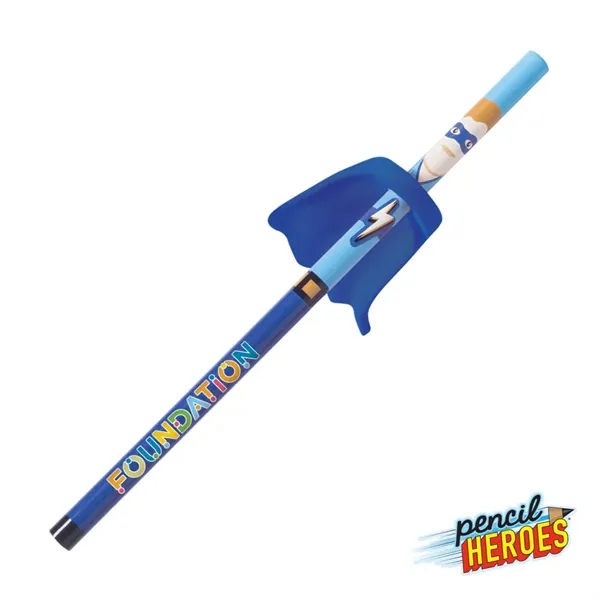 Pencil Heroes® Superhero Series Male w/Cape Pencil - Pencil Heroes® Superhero Series Male w/Cape Pencil - Image 0 of 5