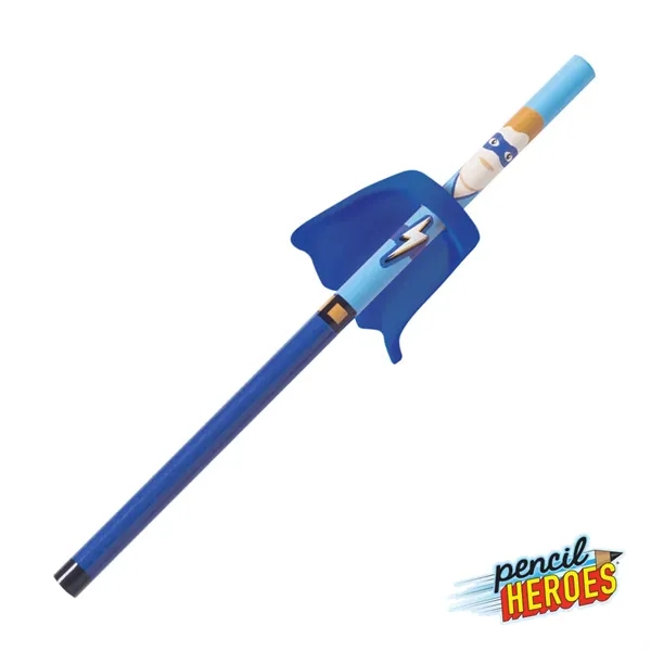 Pencil Heroes® Superhero Series Male w/Cape Pencil - Pencil Heroes® Superhero Series Male w/Cape Pencil - Image 1 of 5