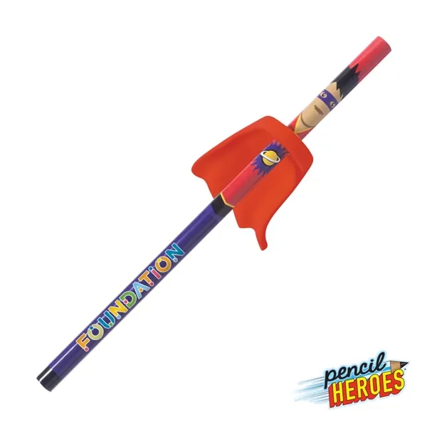 Pencil Heroes® Superhero Series Male w/Cape Pencil - Pencil Heroes® Superhero Series Male w/Cape Pencil - Image 4 of 5