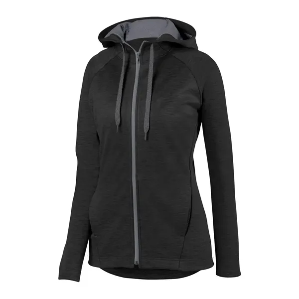 Custom Ladies Tonal Full Zip Hoodie