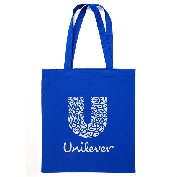 15"x16" Calico Cotton Tote Bag - 140GSM - 15"x16" Calico Cotton Tote Bag - 140GSM - Image 8 of 19