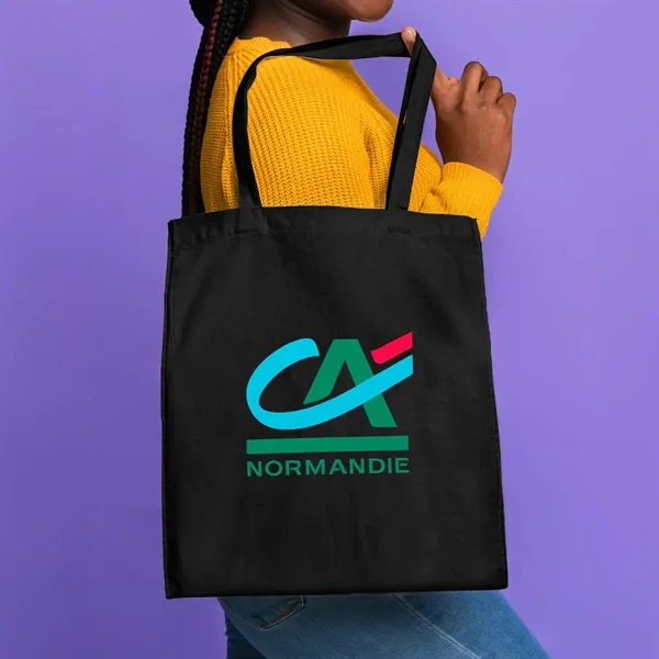 15"x16" Calico Cotton Tote Bag - 140GSM - 15"x16" Calico Cotton Tote Bag - 140GSM - Image 15 of 19