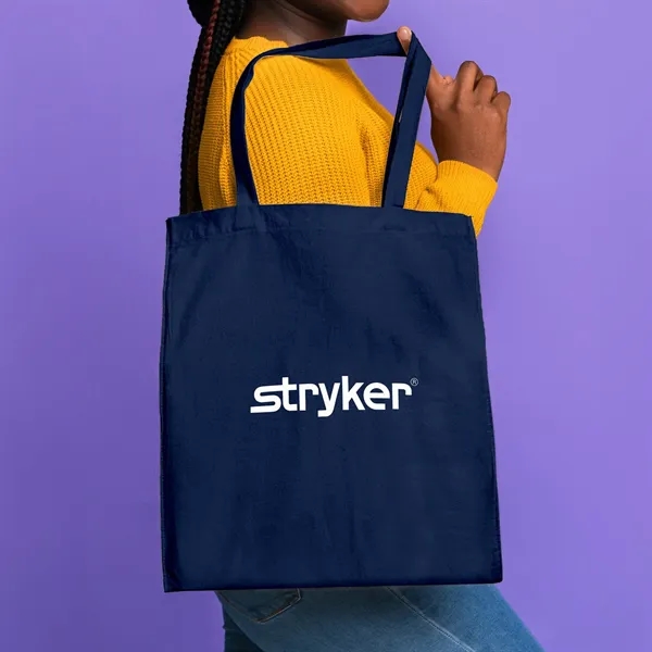 15"x16" Calico Cotton Tote Bag - 140GSM - 15"x16" Calico Cotton Tote Bag - 140GSM - Image 18 of 19