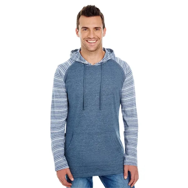 Custom Mens Raglan Jersey Hoodie