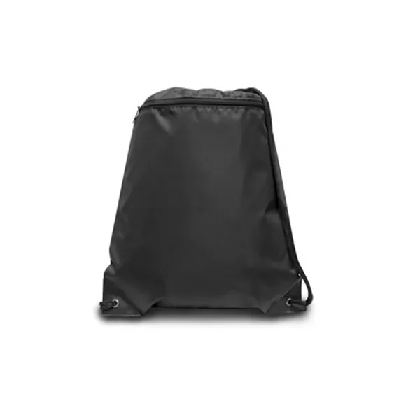 Custom Zippered Drawstring Backpack