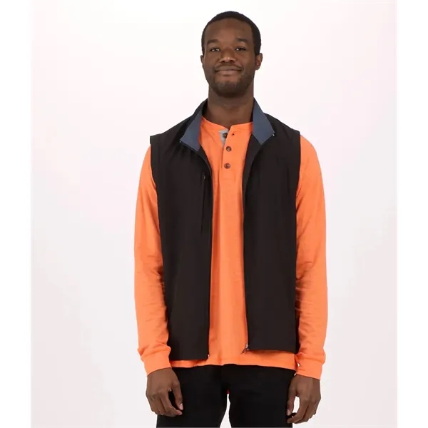 Custom Mens Stretch Woven Vest
