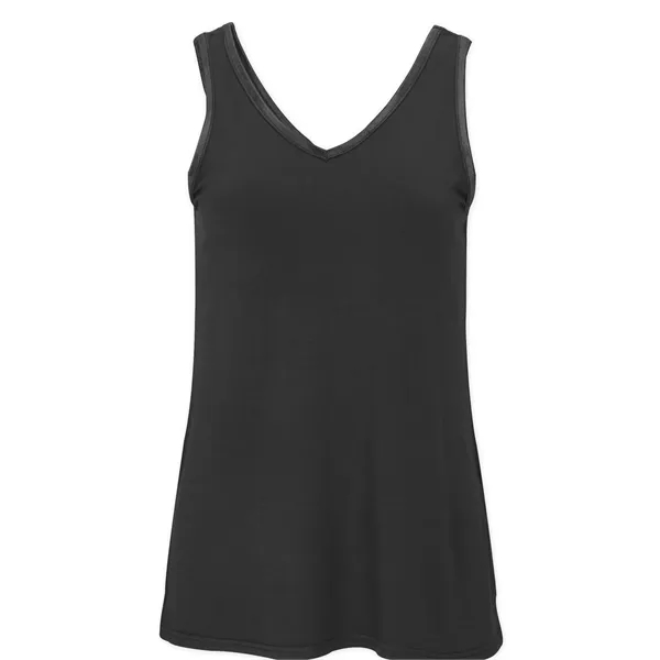 Custom Womens Bamboo V-Neck Tee