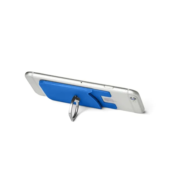 Silicone Card Holder with Metal Ring Phone Stand - Silicone Card Holder with Metal Ring Phone Stand - Image 27 of 27