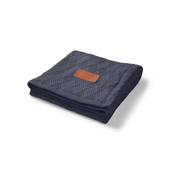 Leeman Trellis Knit Blanket - Leeman Trellis Knit Blanket - Image 13 of 17