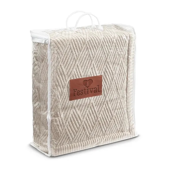 Leeman Trellis Knit Blanket - Leeman Trellis Knit Blanket - Image 17 of 17