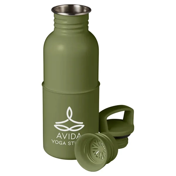 20 oz Maya Stainless Steel Water Bottle - 20 oz Maya Stainless Steel Water Bottle - Image 15 of 23